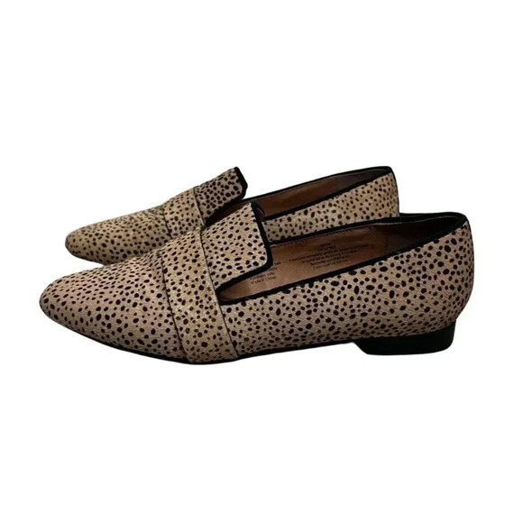 CASLON Loafers Real Fur Cheetah Print Women Size 8.5 M Office Career - Picture 1 of 8